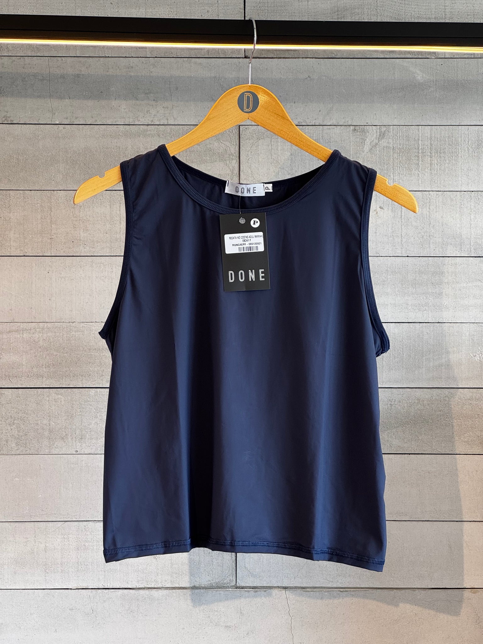 Regata Nó Costas Azul Marinho Ebony