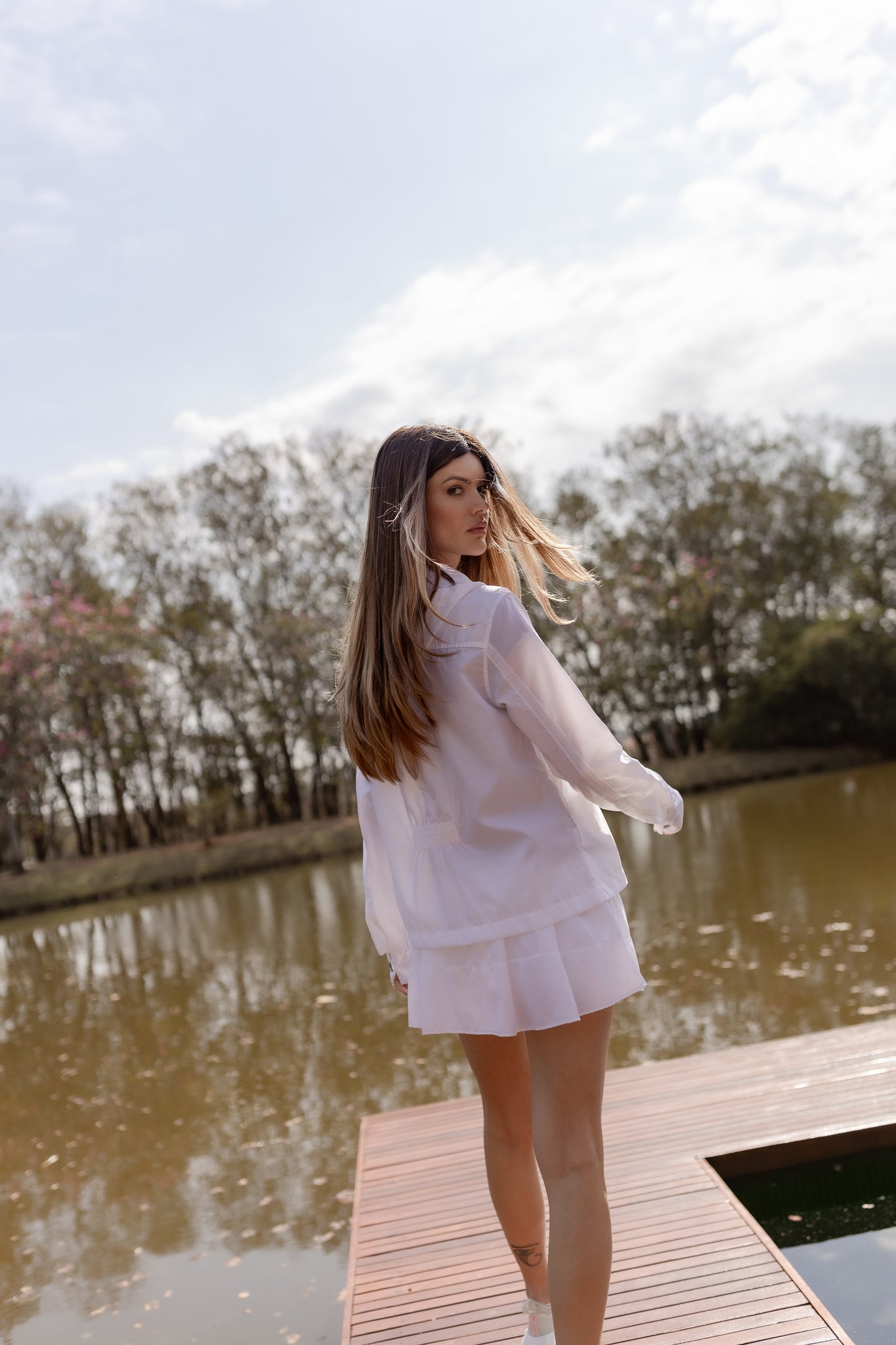 Saia Camila Branca