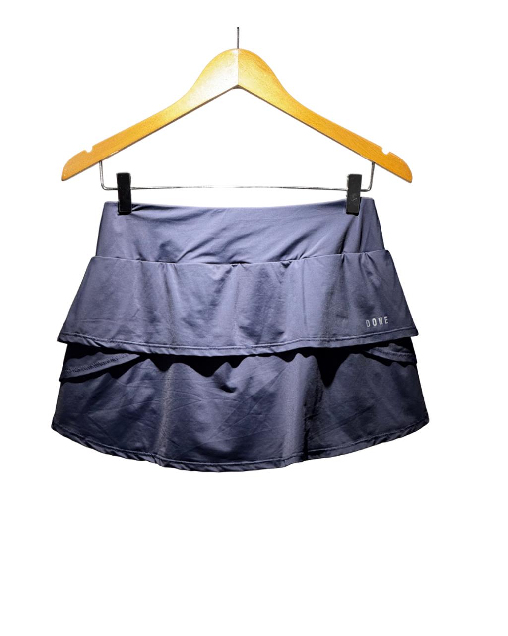 Saia Adriana Azul Marinho Ebony