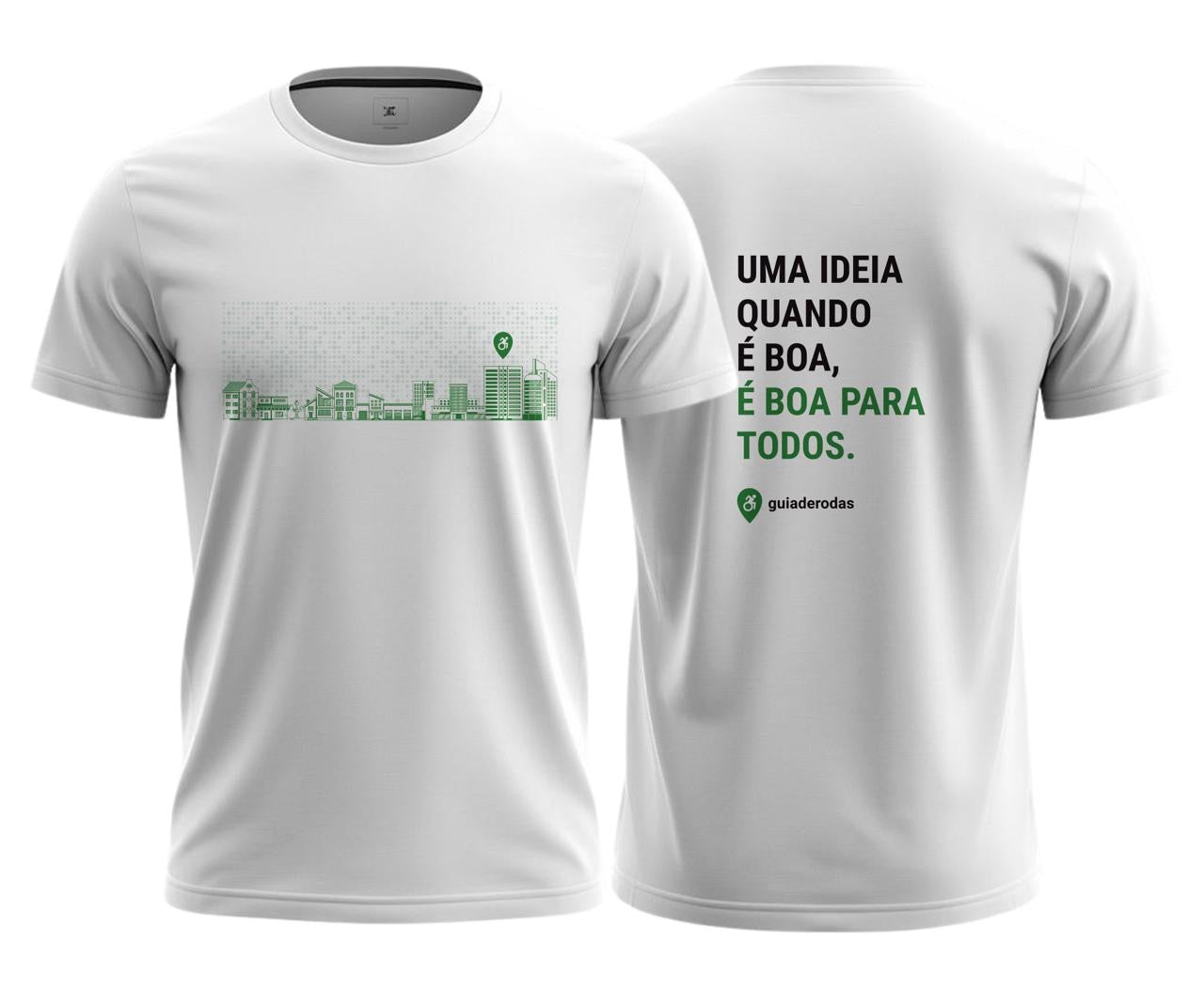 Camiseta Masculina Guiaderodas ( Ideia boa para todos)