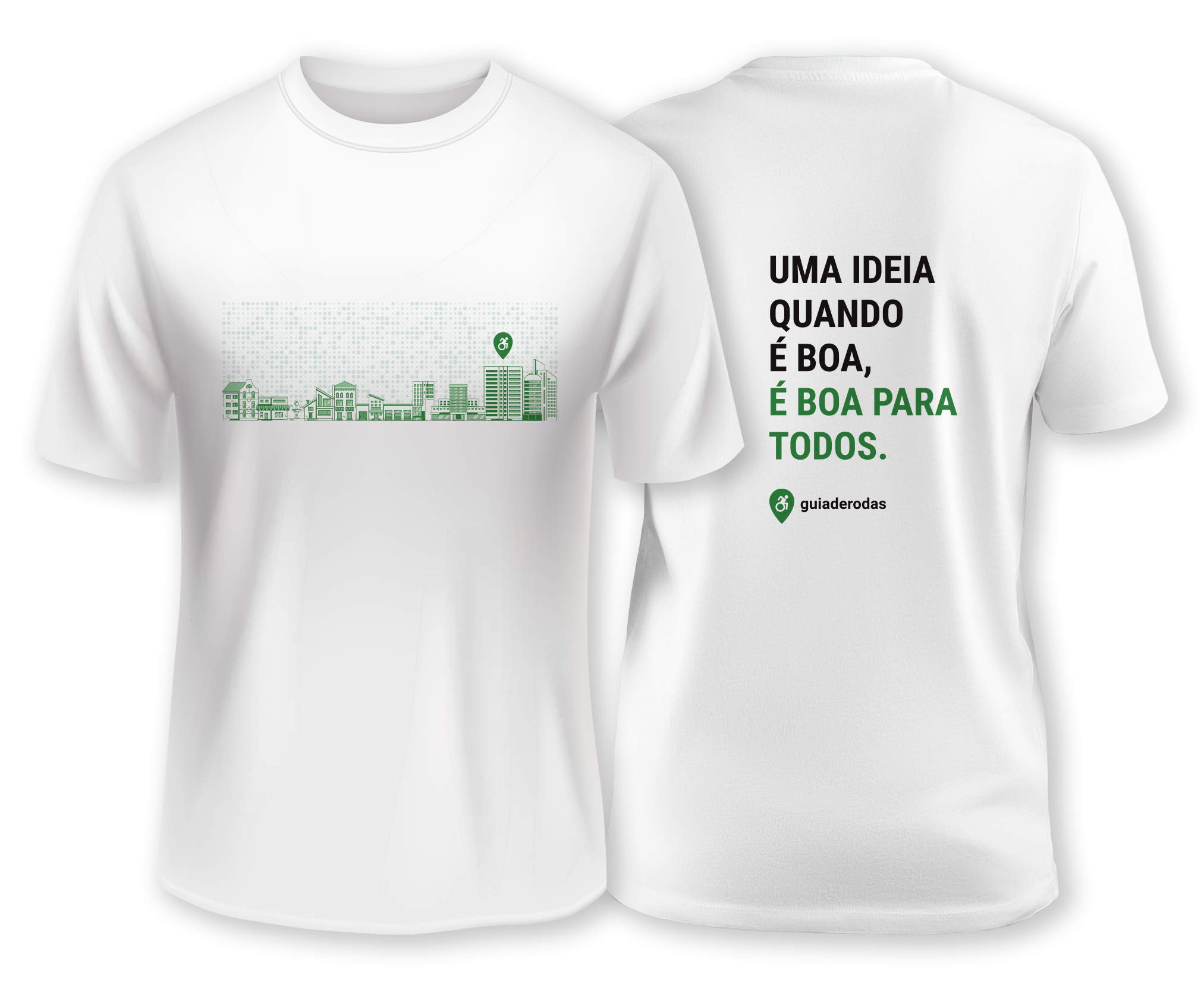 Camiseta Masculina Guiaderodas ( Ideia boa para todos)